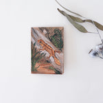 Handpainted Card - Wood Gecko