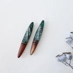 Clapsticks - hand carved and painted