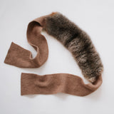 Possum Skin & cashmere scarf