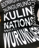 Kulin Nation Tea Towel in Charcoal